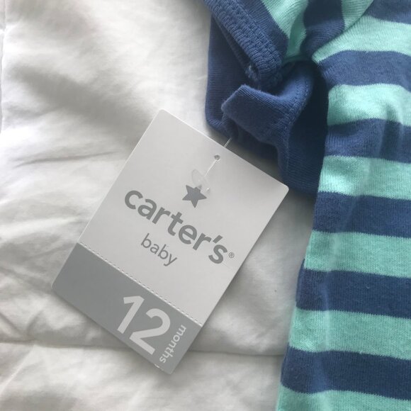 Carter's Two-Pack Rompers Size 12M New with Tags! - Picture 3 of 8